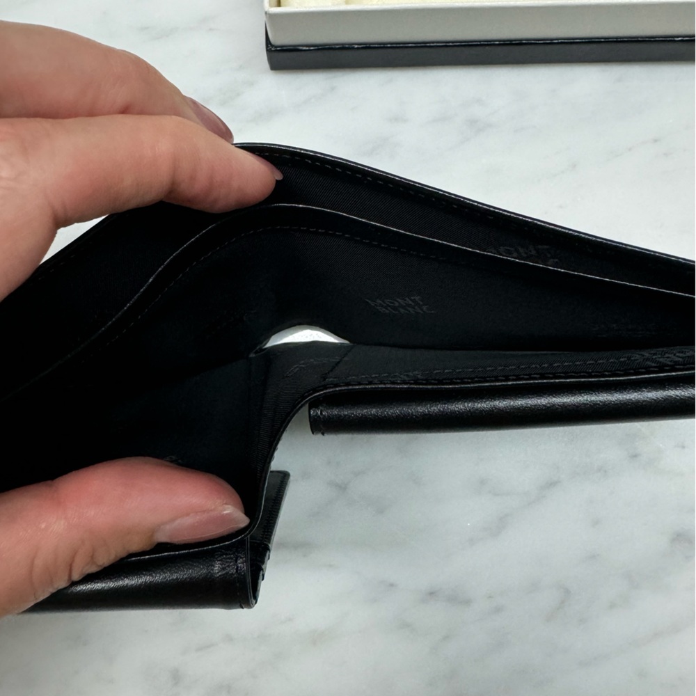 New Montblanc Black, Leather Wallet (Men’s) View 5